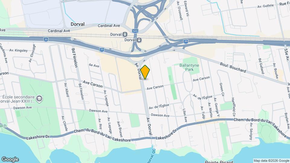 327 Dorval Av Map and Location Details