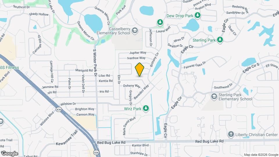 540 El Dorado Way Map and Location Details
