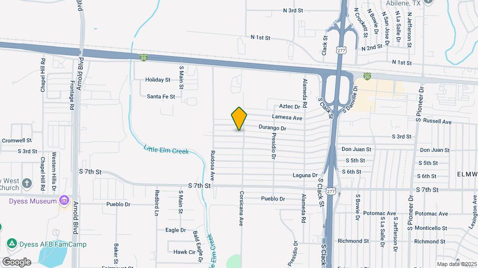 5410 Encino Rd Map and Location Details