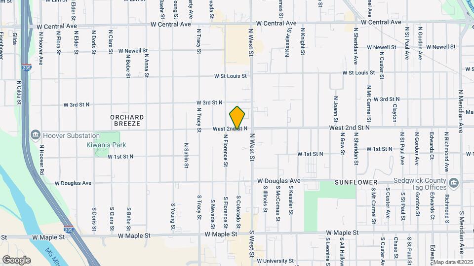 276 N Florence St Map and Location Details