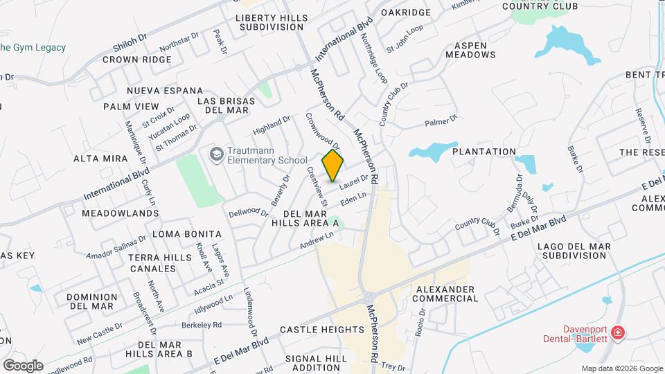 1006 Laurel Dr Map and Location Details