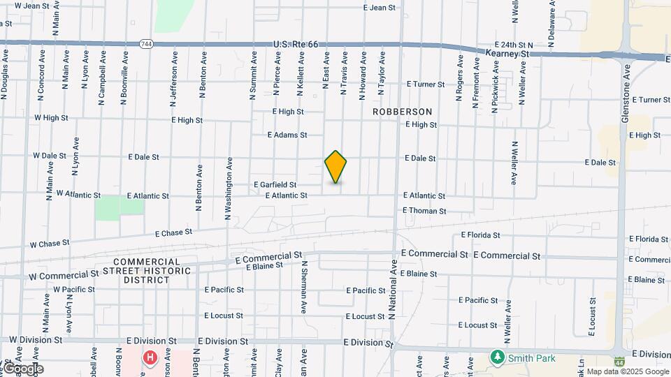 2007 N Travis Ave Map and Location Details