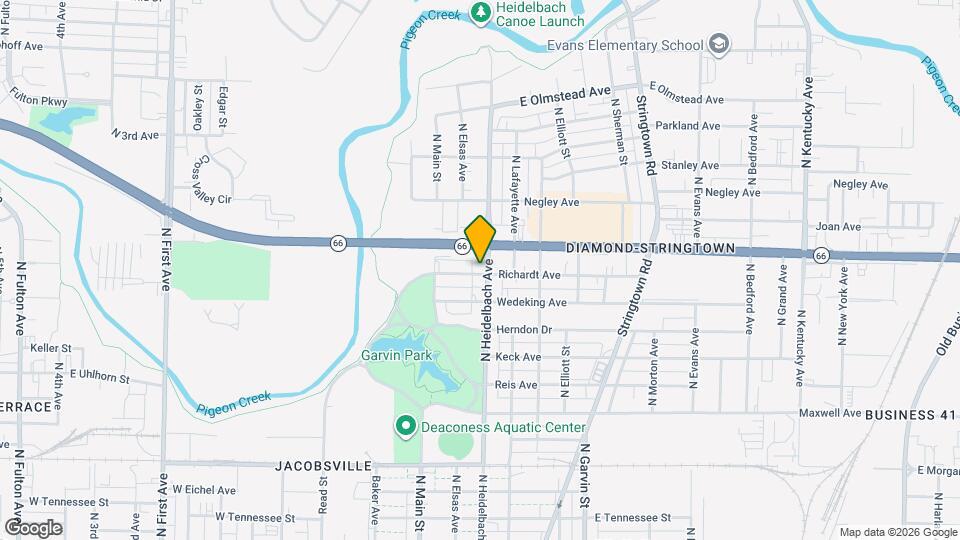 2300 N Heidelbach Ave Mapa y Detalles de la Ubicación