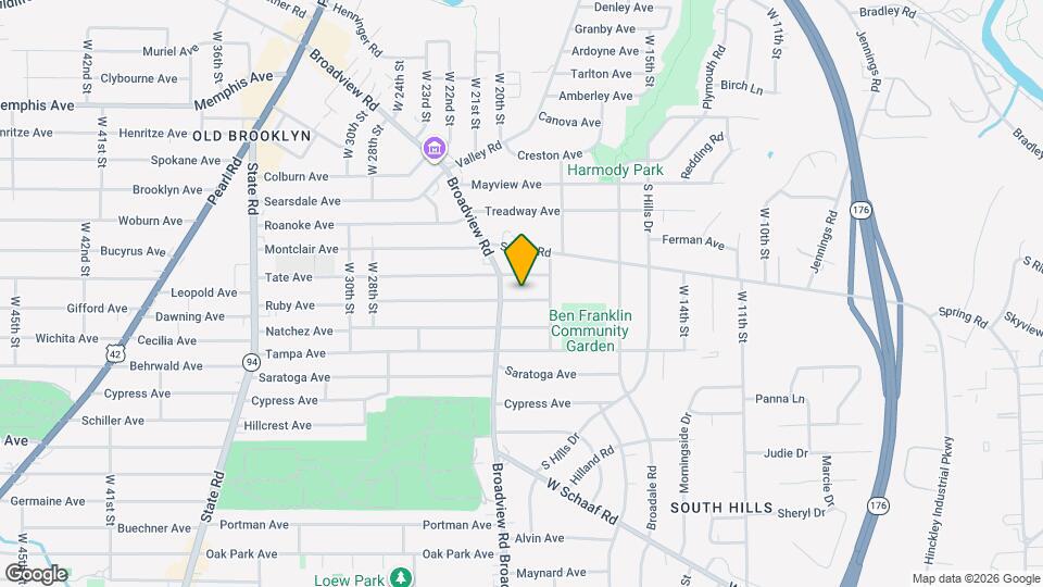 2030 Hood Ave Map and Location Details