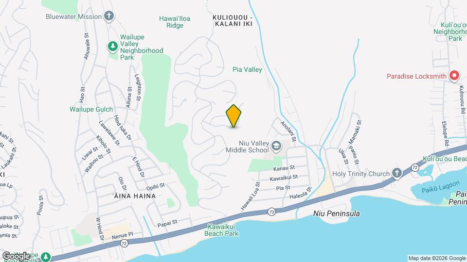 691 Kaulana Pl Map and Location Details