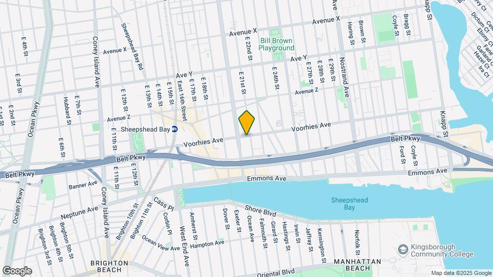 2018 Voorhies Ave Mapa y Detalles de la Ubicación