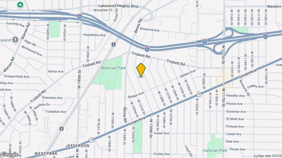 3311 W 130th St Map and Location Details