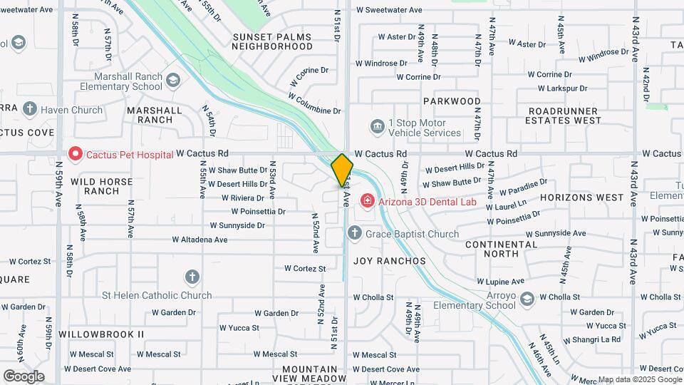 11843 N 51st Dr Map and Location Details