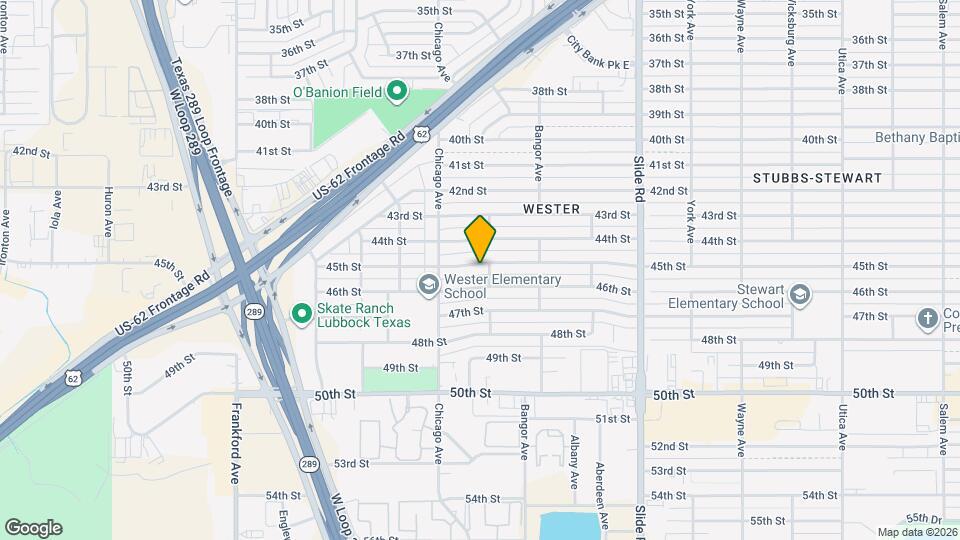 5423 45th St Map and Location Details