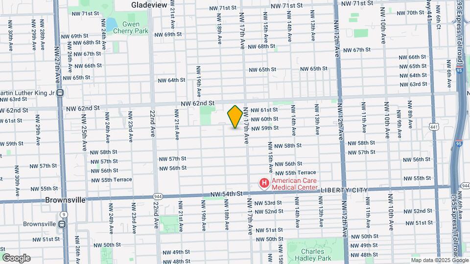 1725 NW 59th St Mapa y Detalles de la Ubicación