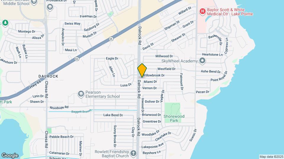 8709 Miami Dr Mapa y Detalles de la Ubicación