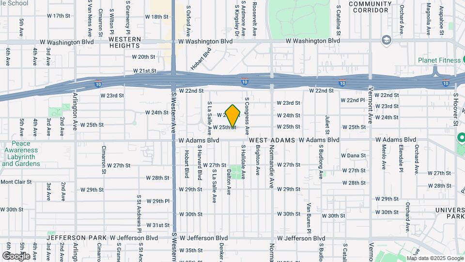 1816 W 25th St Mapa y Detalles de la Ubicación