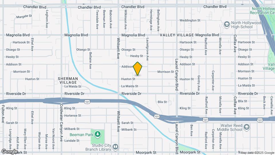 12345 Huston St Map and Location Details