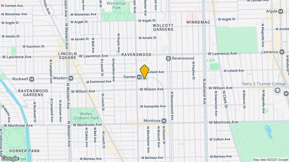 4628 N Winchester Ave Map and Location Details