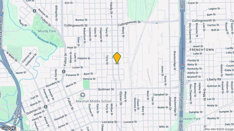 2813 Elysian St Map and Location Details