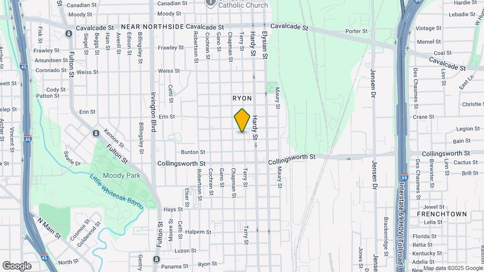 3807 Terry St Map and Location Details