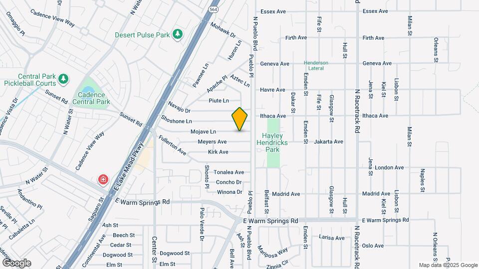 252 Mojave Ln Mapa y Detalles de la Ubicación