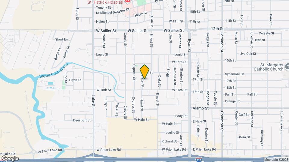 2601 Hazel St Map and Location Details