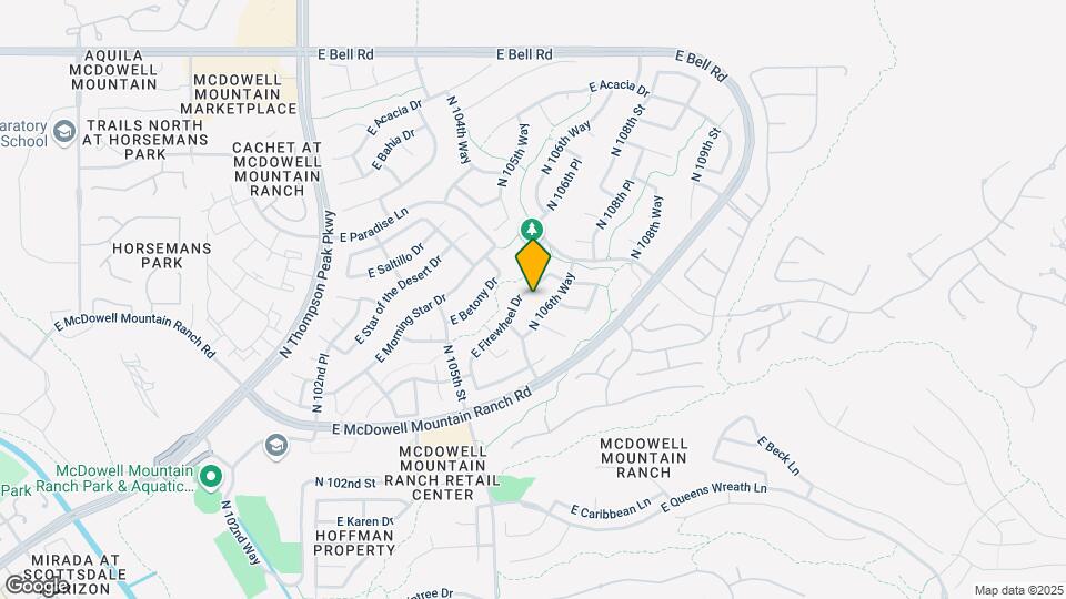 10603 E Firewheel Dr Map and Location Details