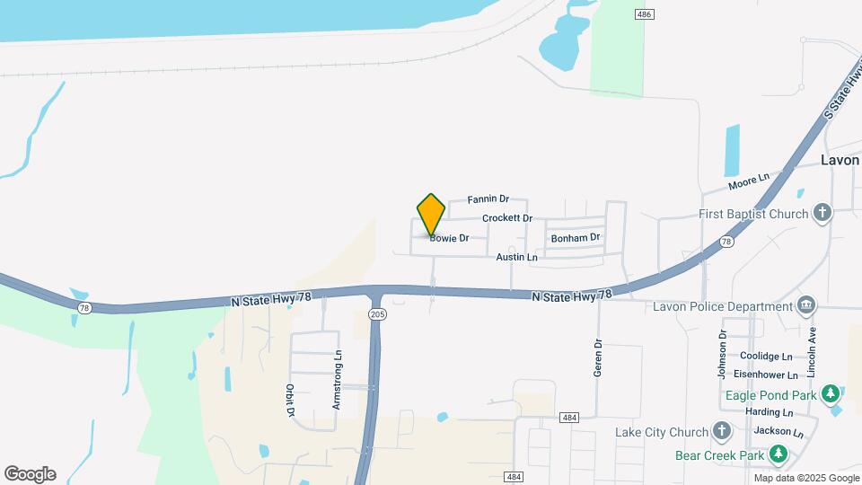 910 Bowie Dr Map and Location Details