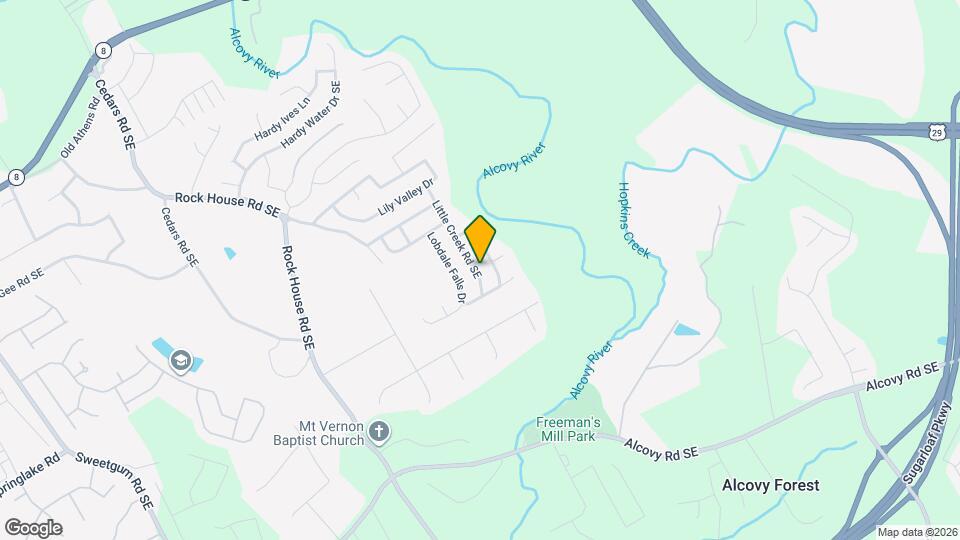 460 Little Creek Rd SE Map and Location Details