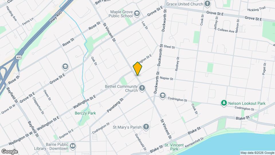 157 St Vincent St Map and Location Details