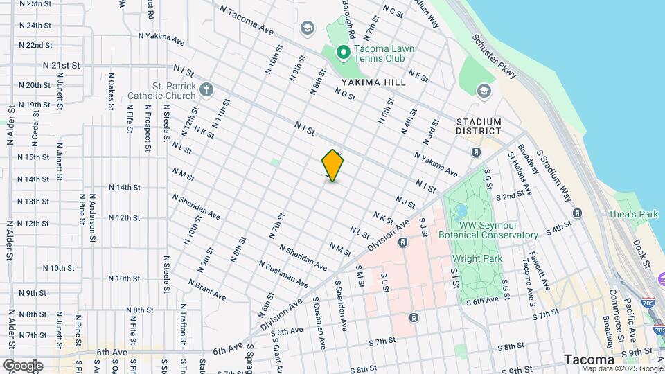 521 N K St Map and Location Details