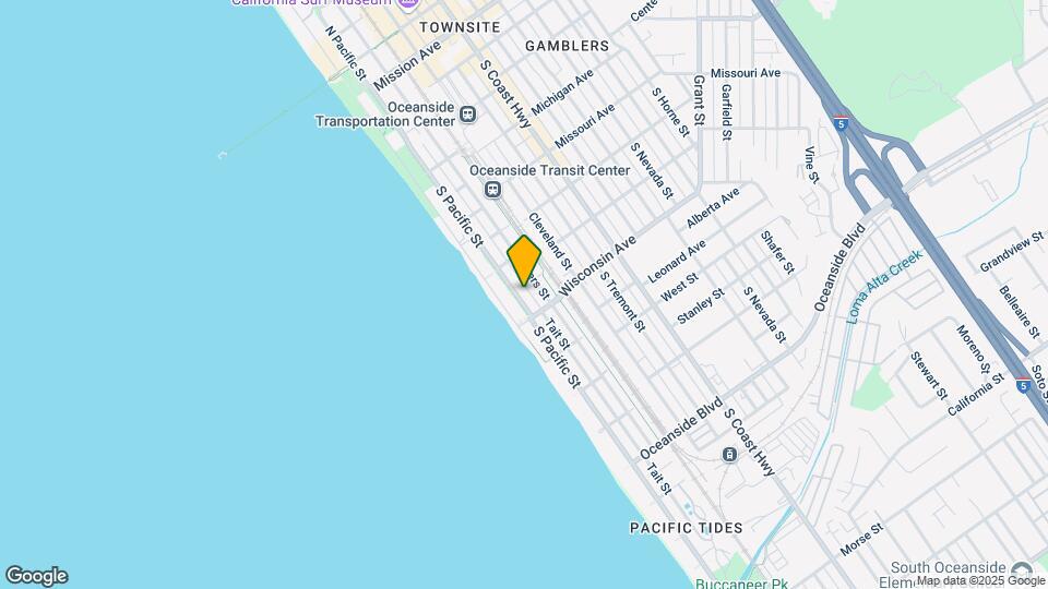 706 S Pacific St Map and Location Details