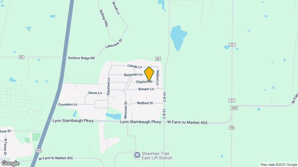 1441 Clayton Ln Map and Location Details