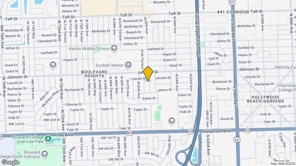 710 NW 65th Terrace Map and Location Details