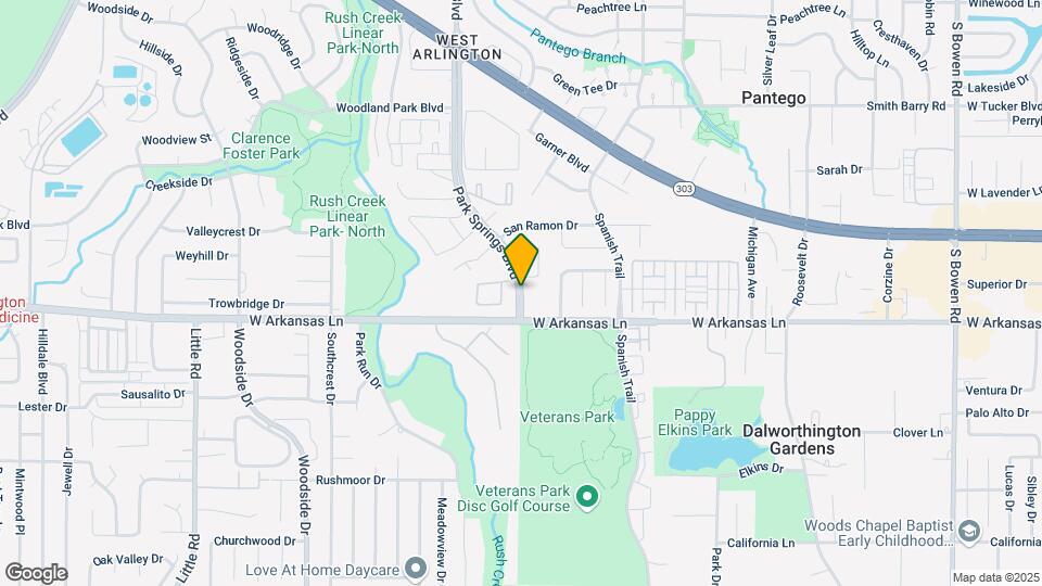 2331 Park Springs Blvd Map and Location Details