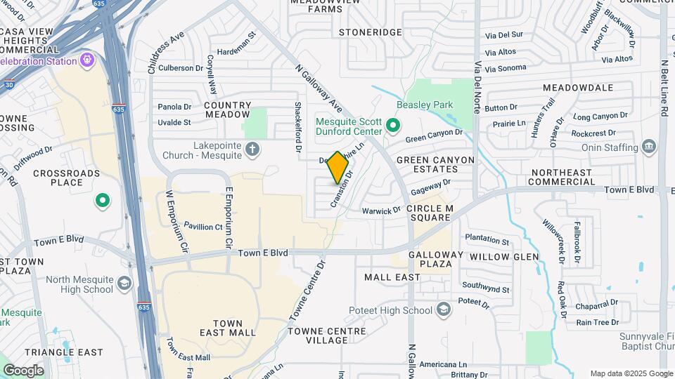 1301 Ellington Dr Map and Location Details