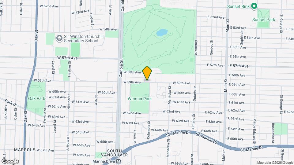 389 W 59th Ave Map and Location Details