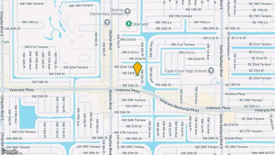 525 SW 23rd Terrace Map and Location Details