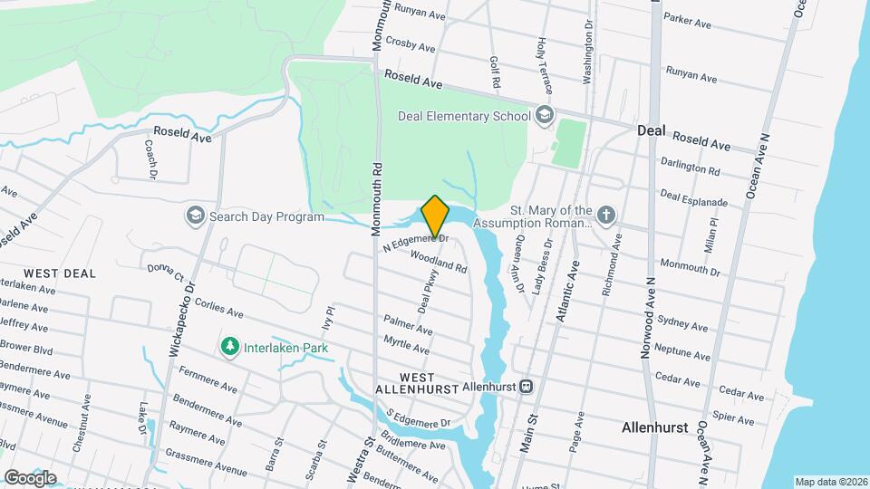 600 N Edgemere Dr Map and Location Details