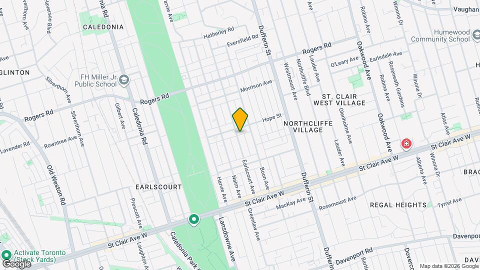 137 Earlscourt Ave Map and Location Details