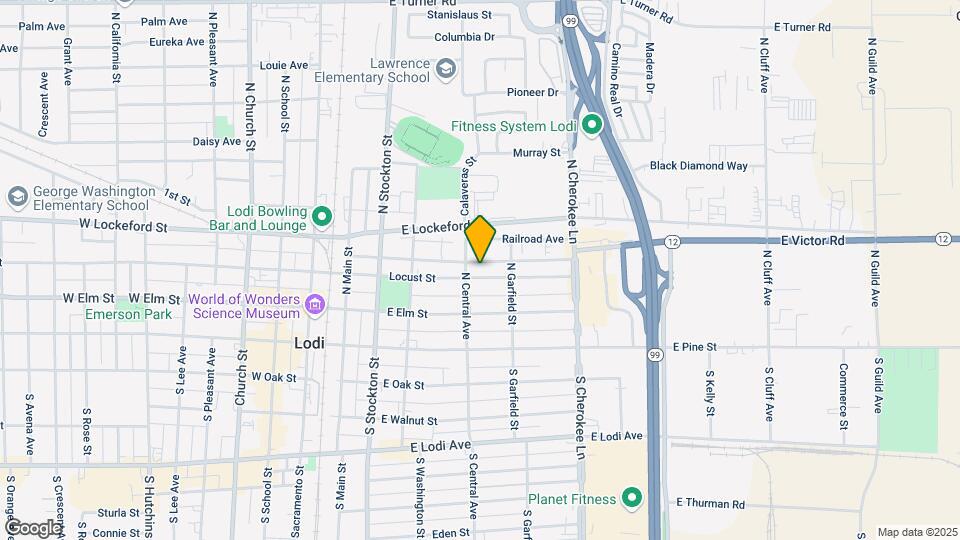 409 E Locust St Mapa y Detalles de la Ubicación