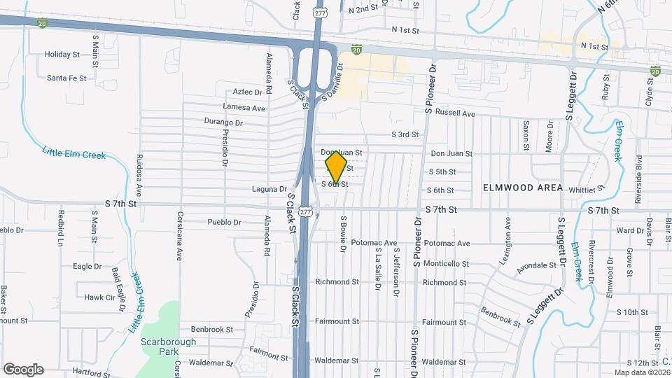 4825 S 6th St Map and Location Details