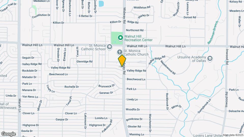 4195 Valley Ridge Rd Map and Location Details