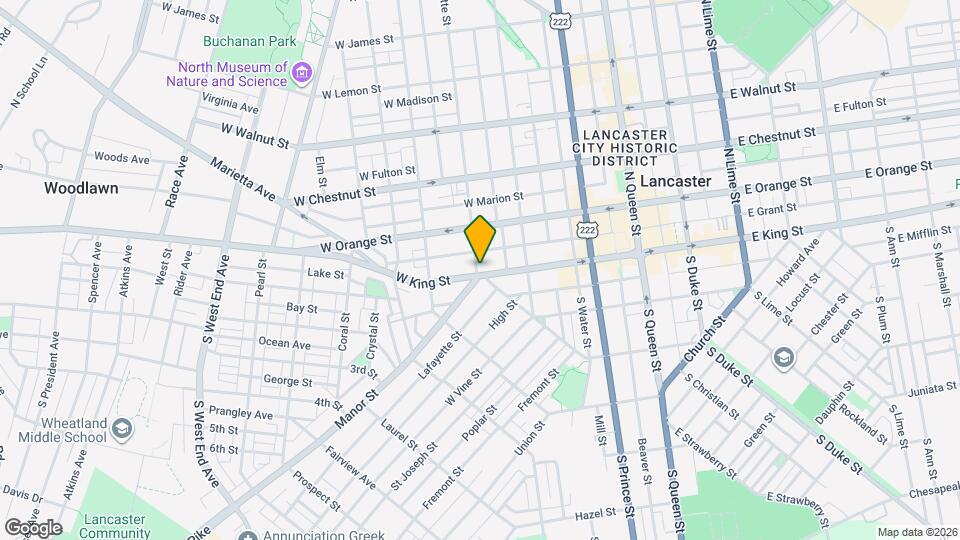 353 W King St Map and Location Details