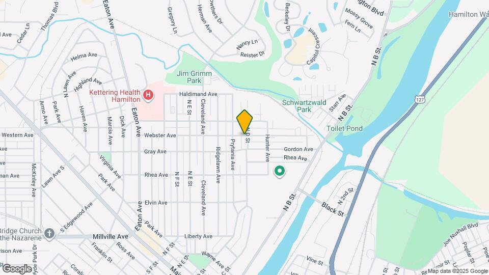 717 N D St Map and Location Details