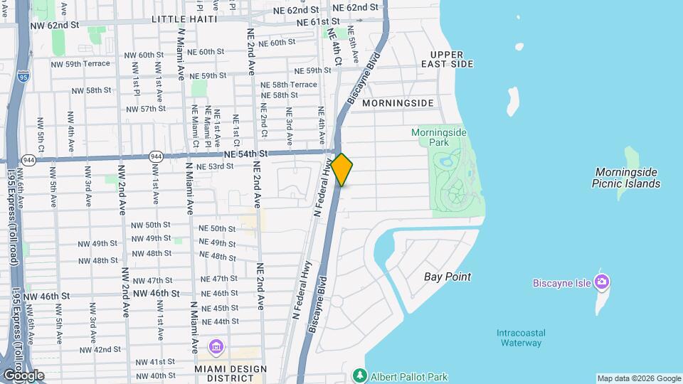 5101 Biscayne Blvd Map and Location Details