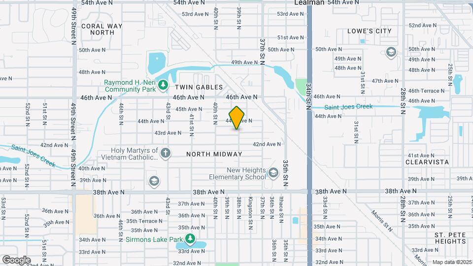 3803 43rd Ave N Map and Location Details