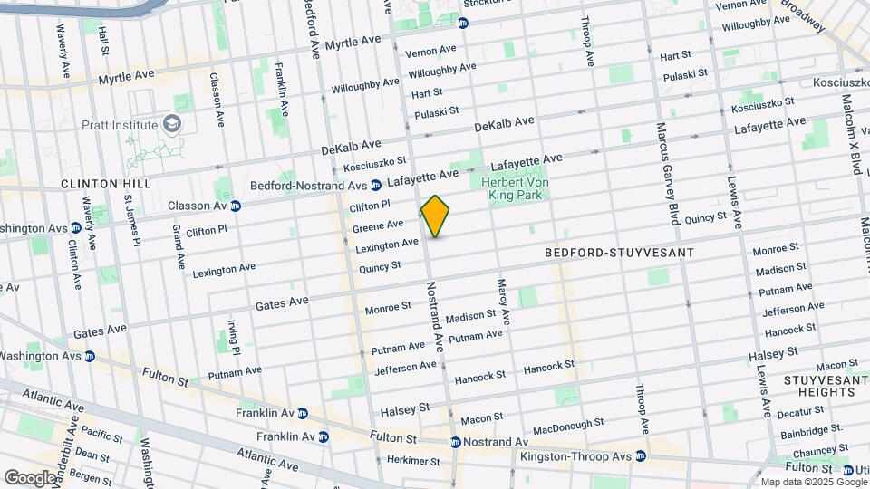 278 Lexington Ave Map and Location Details