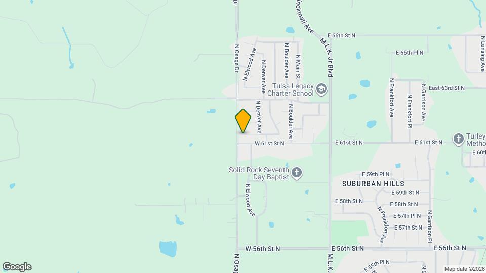 336 W 61st Pl N Map and Location Details