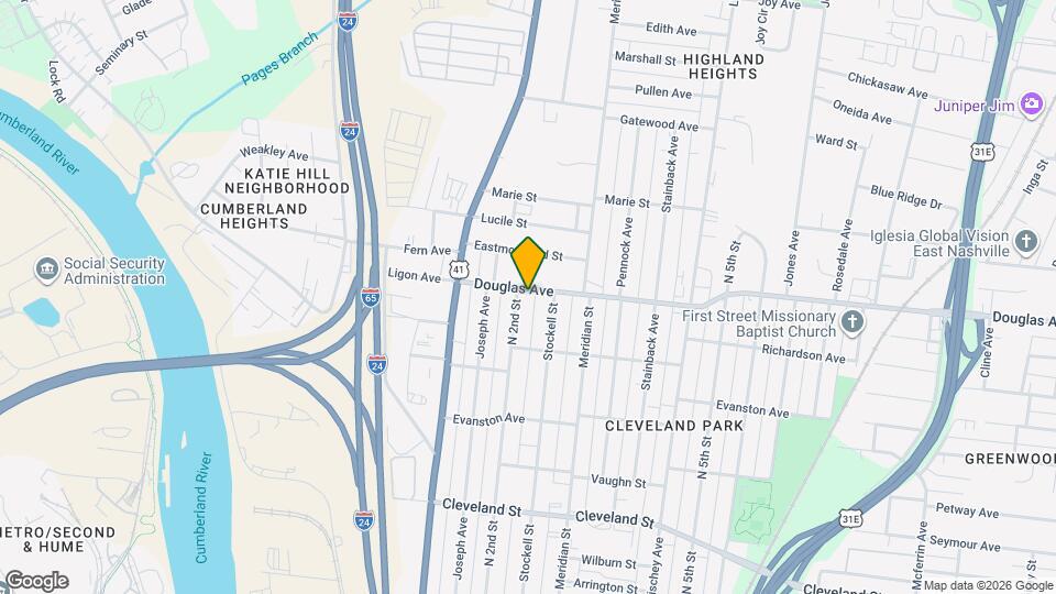 204 Douglas Ave Map and Location Details