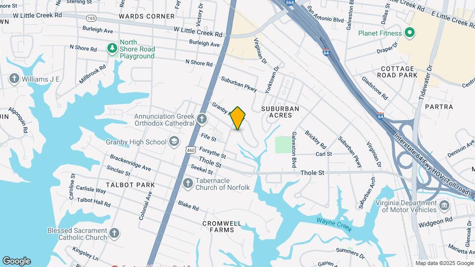 205 Glen Echo Dr Map and Location Details