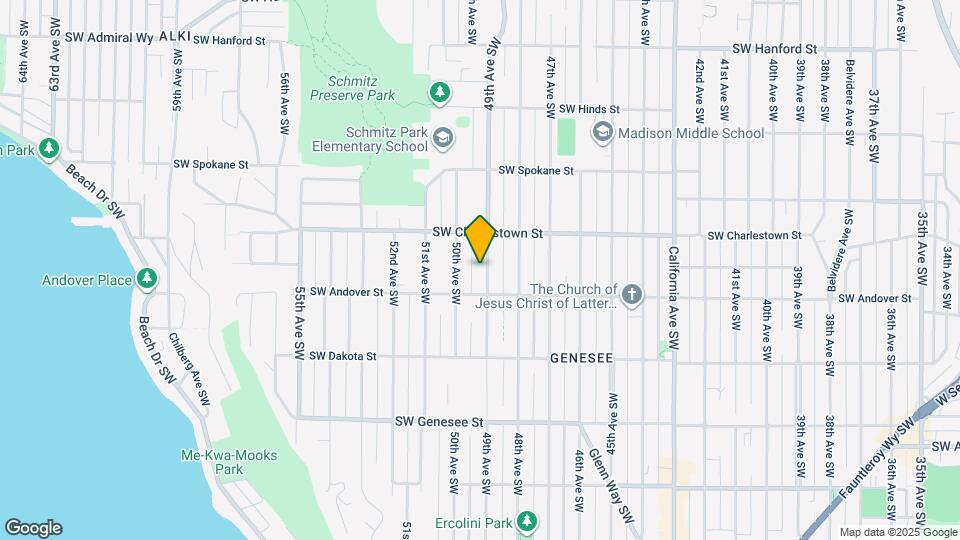 3833 49th Ave SW Map and Location Details