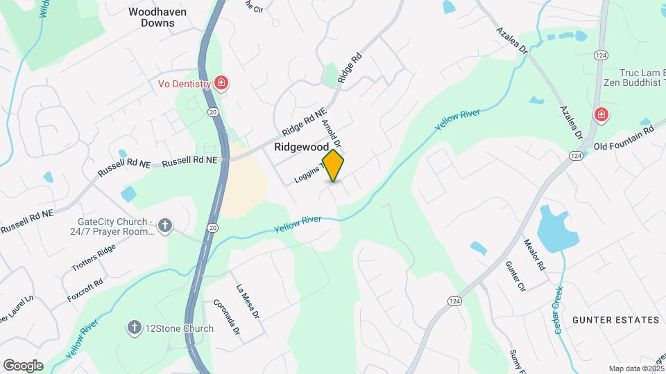 1143 Park Hollow Ln NE Map and Location Details