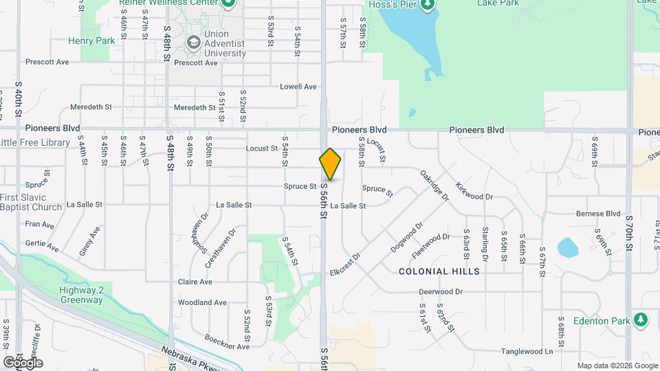4460 S 56th St Map and Location Details